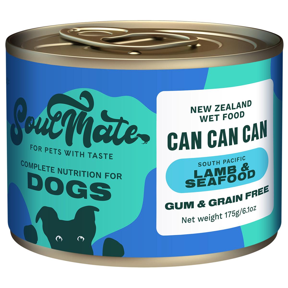 SoulMate Can Can Can South Pacific Lamb & Seafood Wet Dog Food