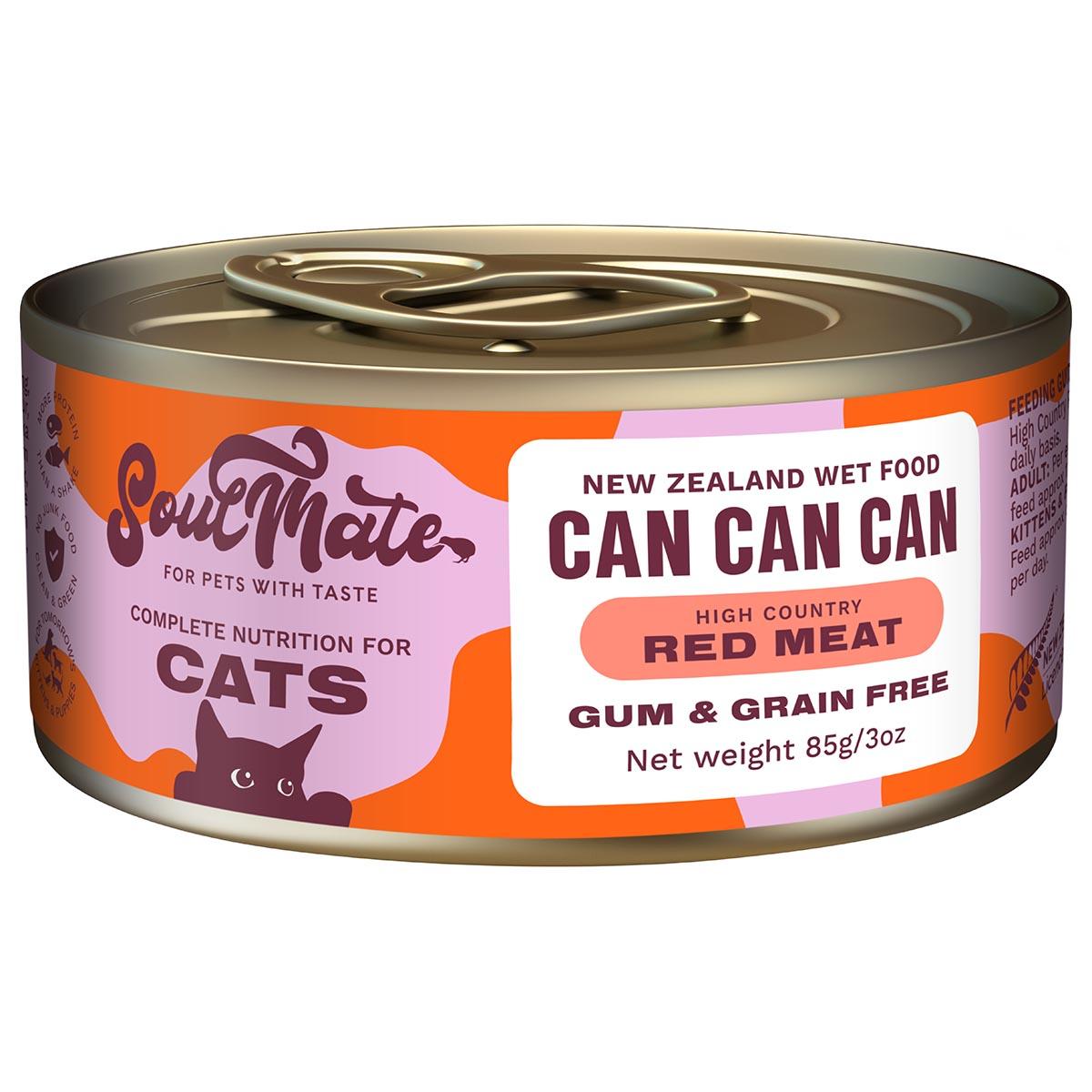 SoulMate Can Can Can High Country Red Meat Wet Cat Food