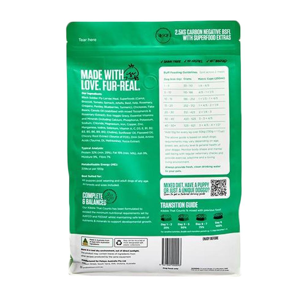 Petzyo BSFL Eco-Woofer With Superfood Extras Dry Dog Food