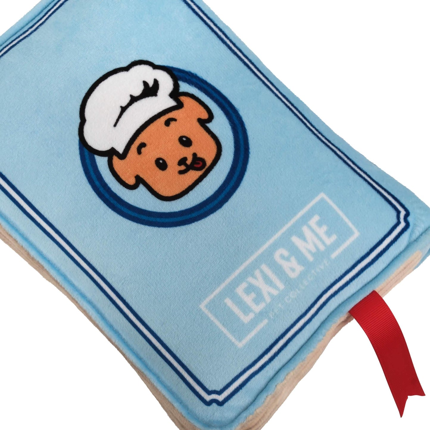 Lexi & Me Cookbook Plush Dog Toy