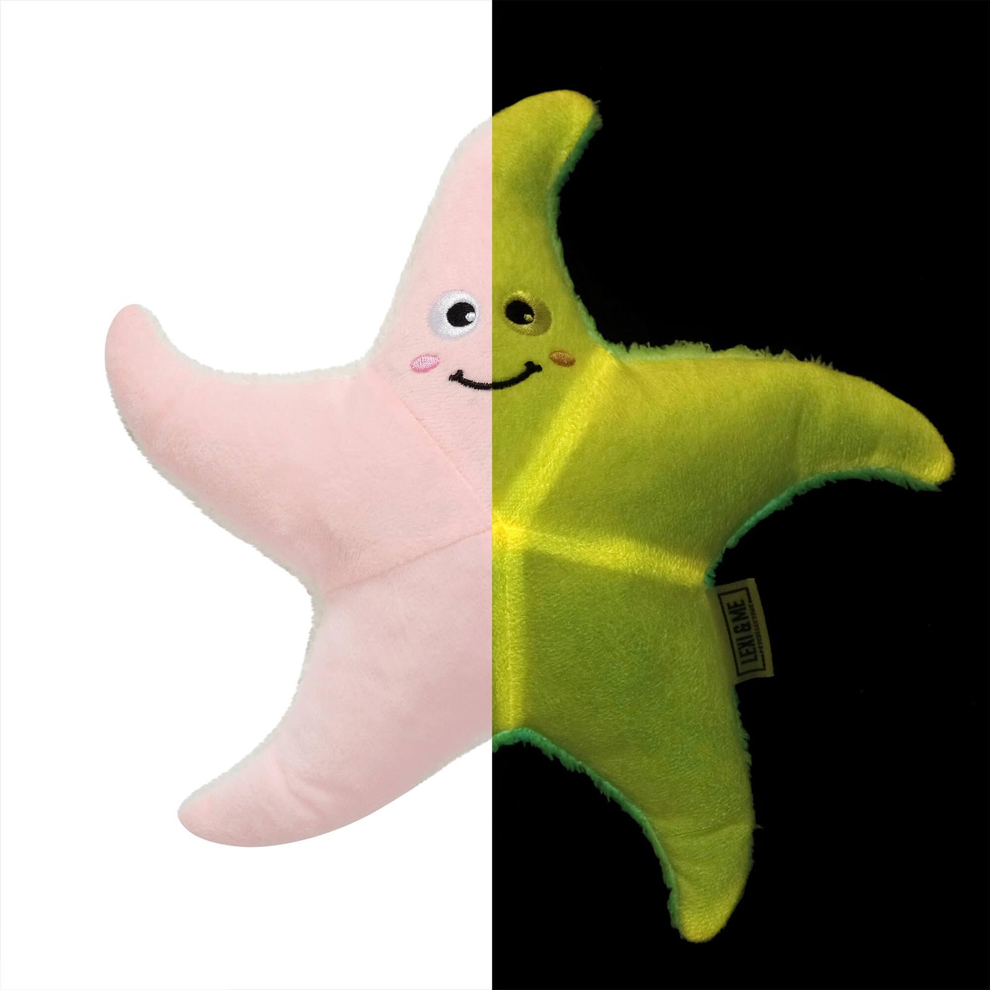 Lexi & Me Starfish Glow Plush Dog Toy