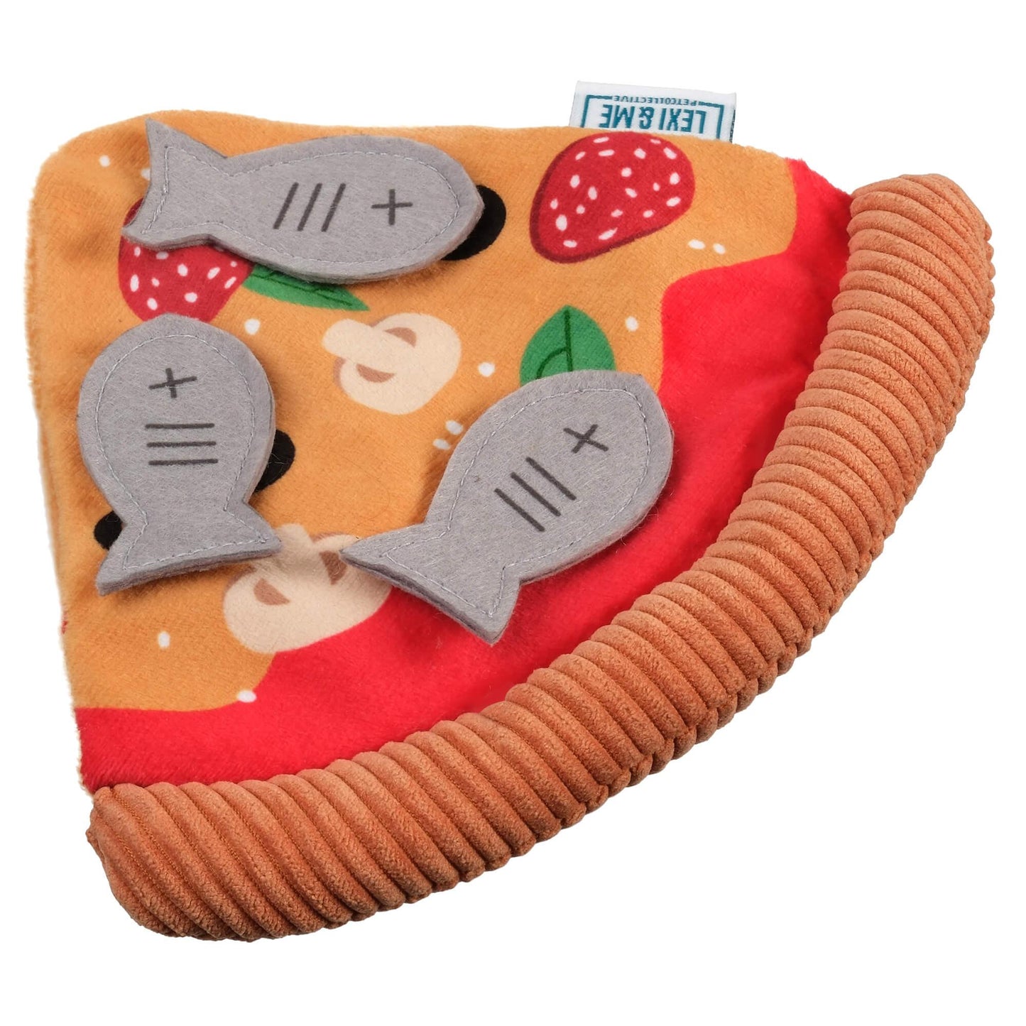 Lexi & Me Cat Flat Toy Fish Pizza