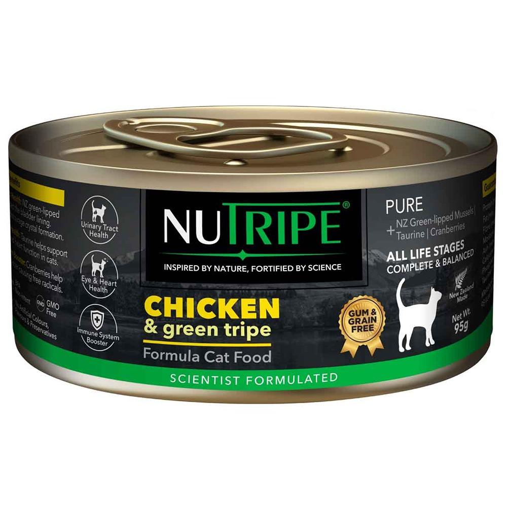 Nutripe Pure All Life Stages Chicken & Green Tripe Wet Cat Food