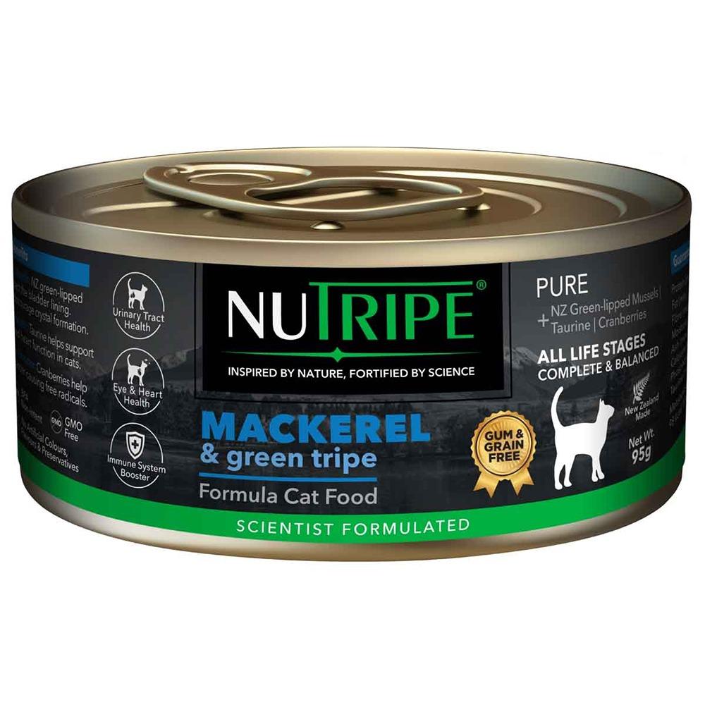 Nutripe Pure Mackerel & Green Tripe Wet Cat Food