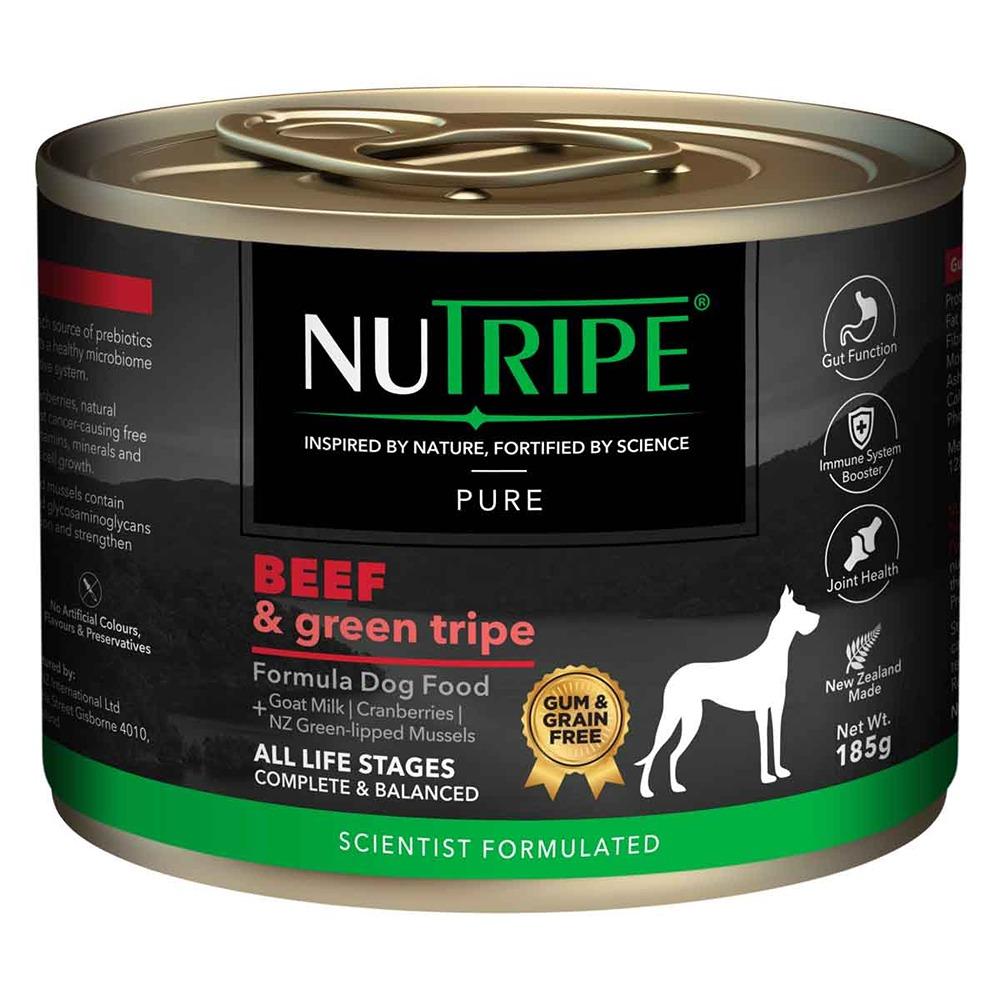 Nutripe All Life Stages Pure Beef & Green Tripe Wet Dog Food