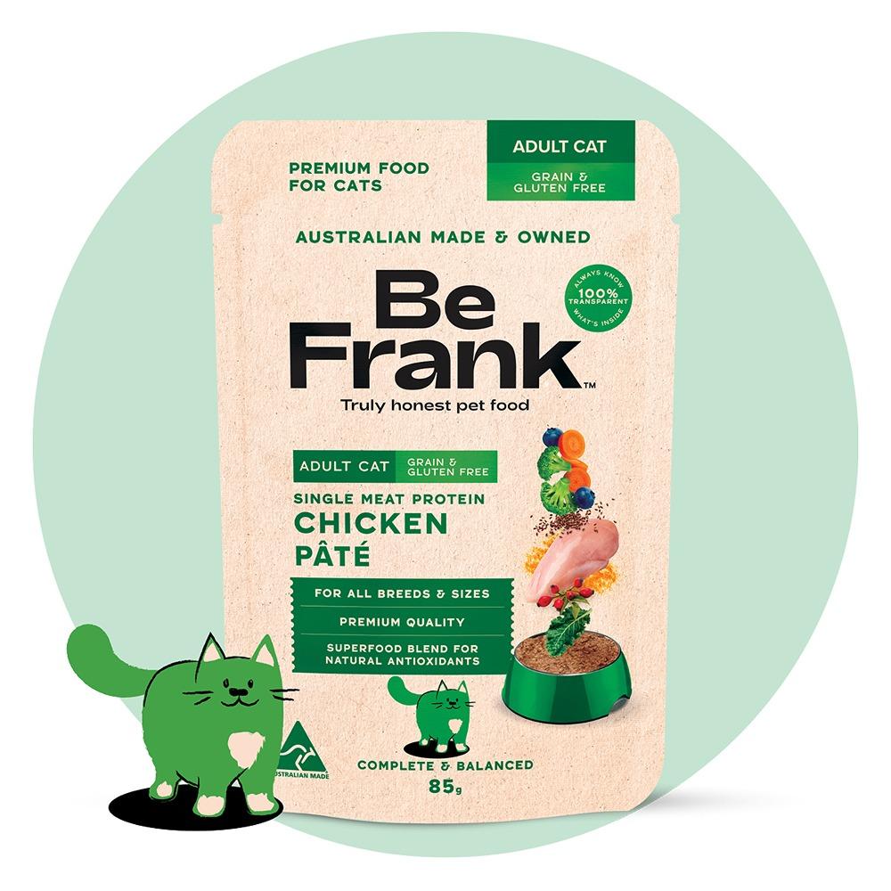Be Frank Grain Free Adult Chicken Pate Wet Cat Food