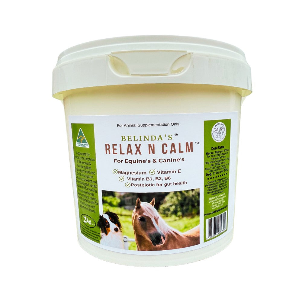 Belinda's Relax N Calm Horse Supplement