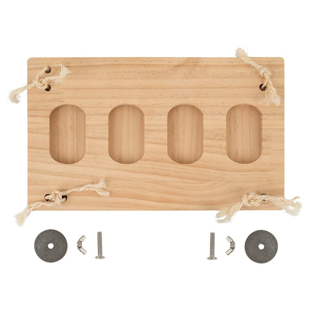 Lexi & Me Small Animal Wooden Feeder Mountable Hay Manger