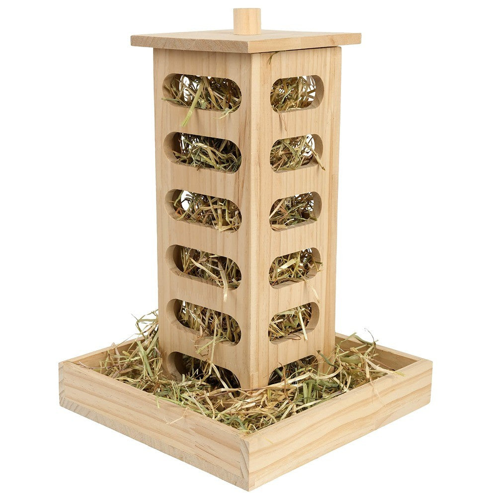 Lexi & Me Small Animal Wooden Feeder Hay Tower