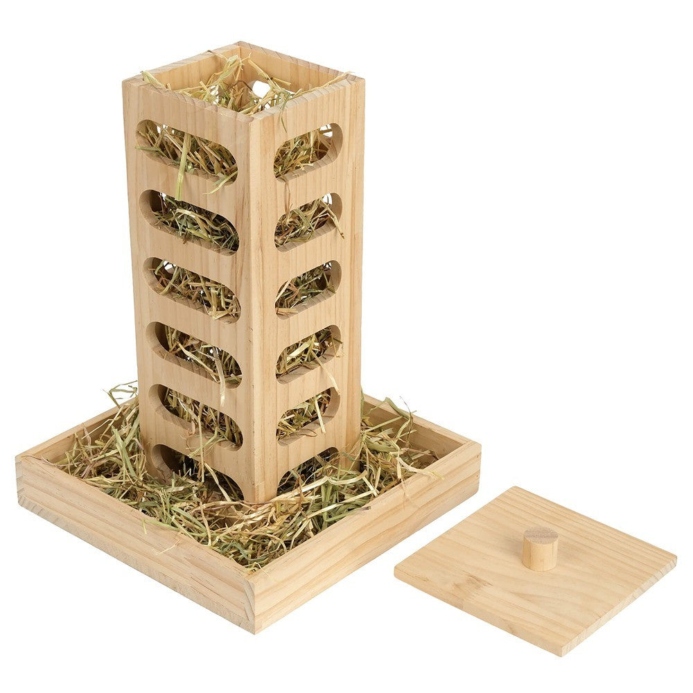Lexi & Me Small Animal Wooden Feeder Hay Tower