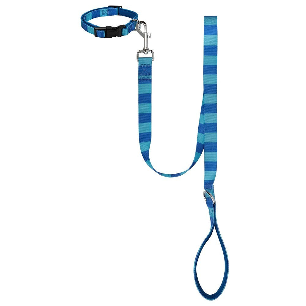 Lexi & Me Blue Check Dog Collar