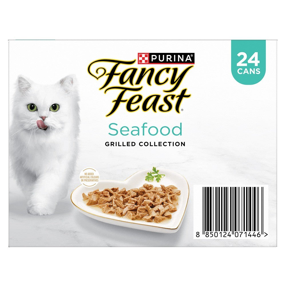 Fancy Feast Grilled Seafood Collection Wet Cat Food 24x85g