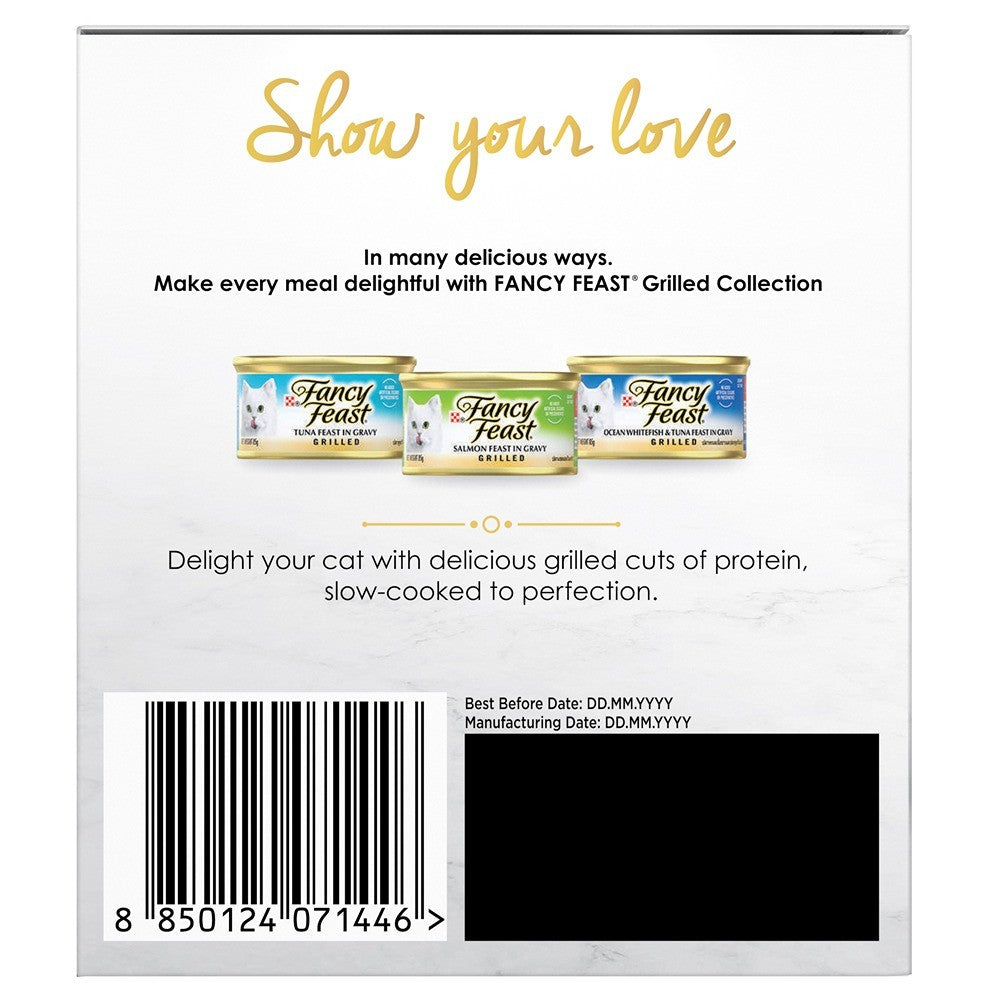 Fancy Feast Grilled Seafood Collection Wet Cat Food 24x85g