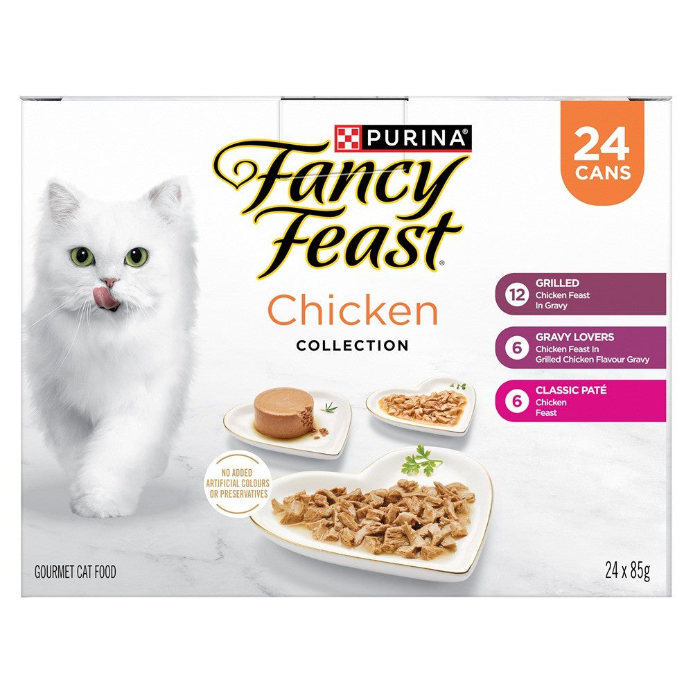 Fancy Feast Chicken Collection Wet Cat Food 24x85g