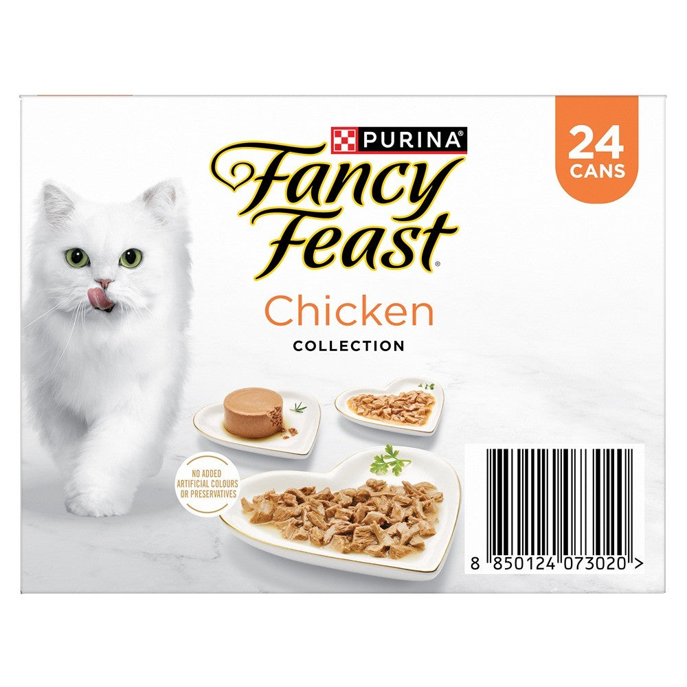 Fancy Feast Chicken Collection Wet Cat Food 24x85g