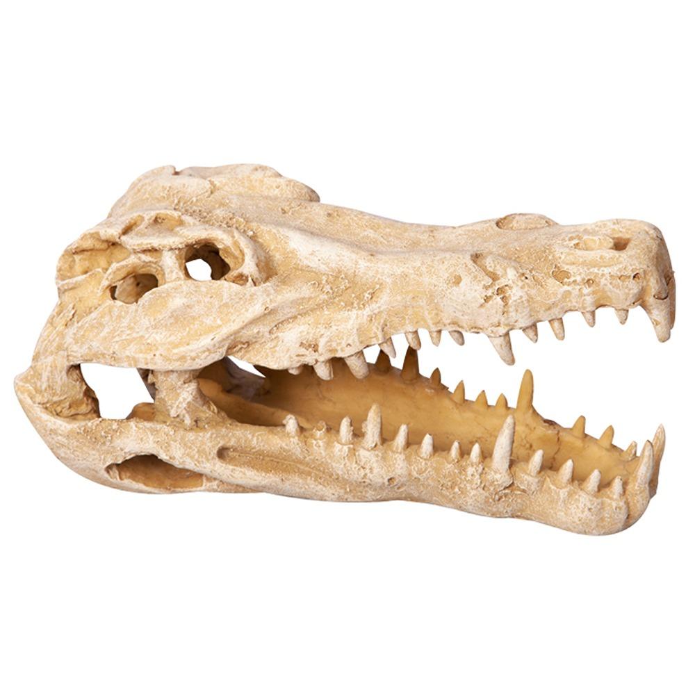 Aqua One Fish Tank Ornament Crocodile Skull