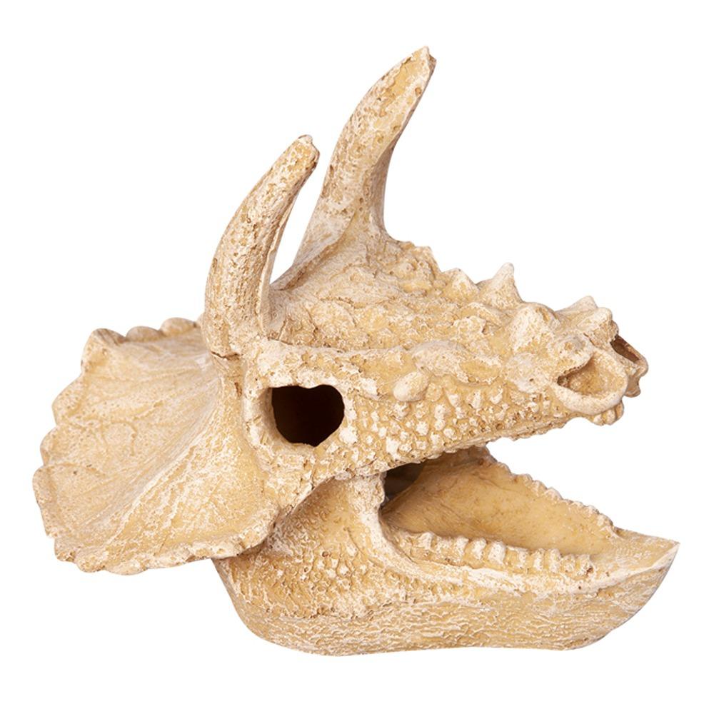 Aqua One Fish Tank Ornament Bisticeratops Skull 12wx14dx12cmh