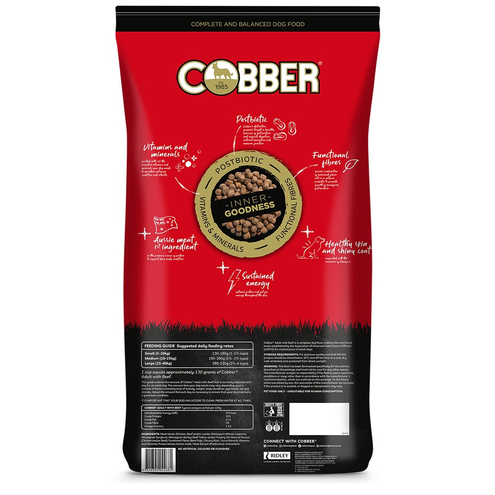 Cobber Dry Dog Food With Beef