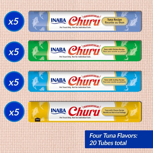 Inaba Churu Puree Tuna Variety Box Cat Treats