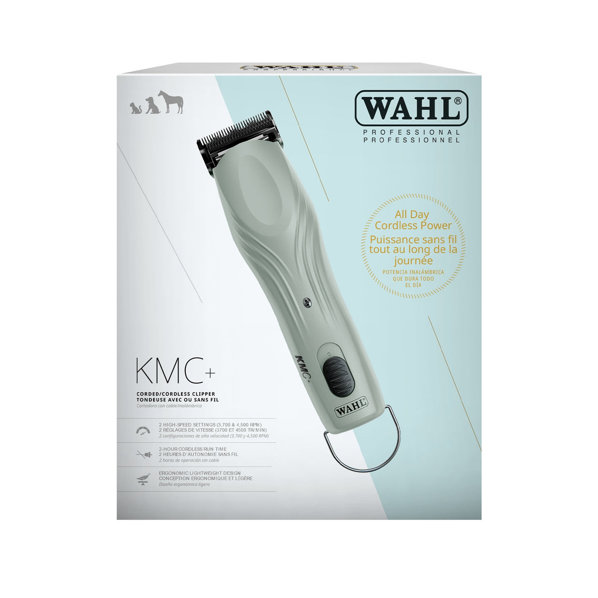 Wahl KMC+ Professional Detachable Cordless Dog Clipper