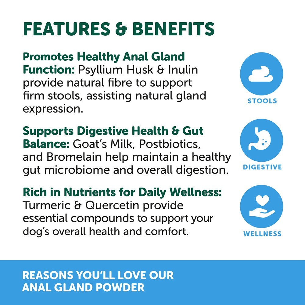 NAS Anal Gland Support for Dogs & Cats 120g