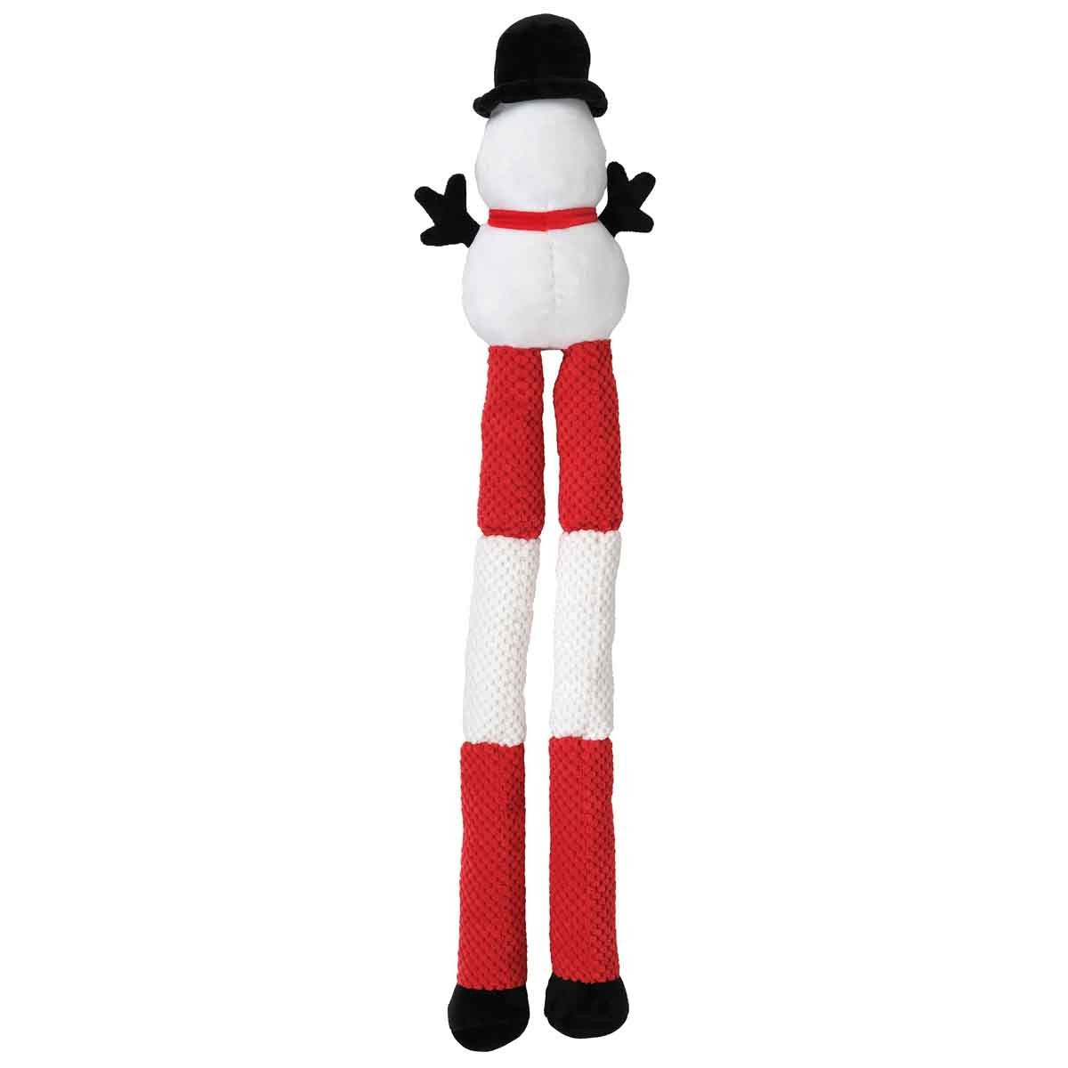 Petstock Christmas Snowman Long Leg Dog Toy