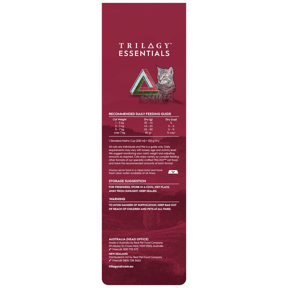 Trilogy Essentials Complete Prey Kibble Australian Beef Dry Cat Food 1.8kg