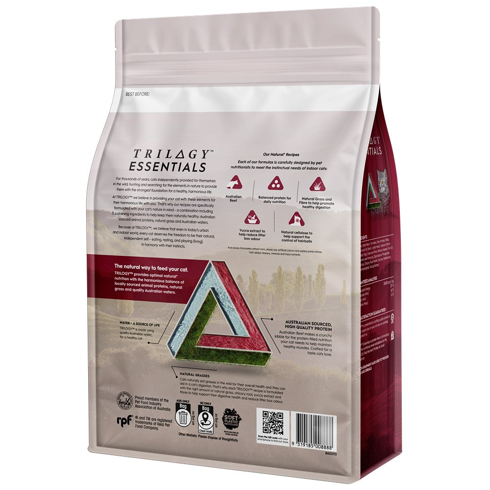 Trilogy Essentials Complete Prey Kibble Australian Beef Dry Cat Food 1.8kg