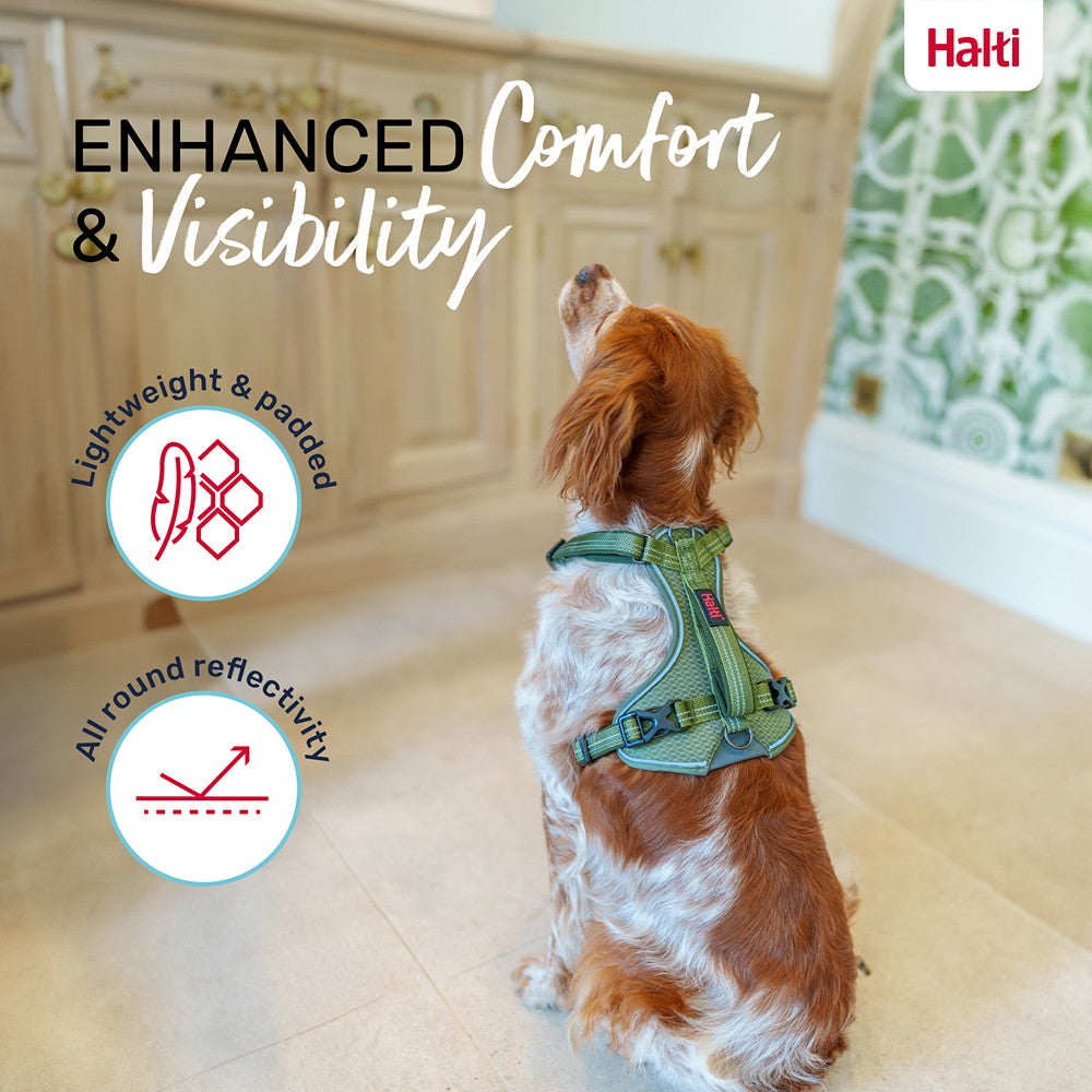 Halti Anatomy Dog Harness Green