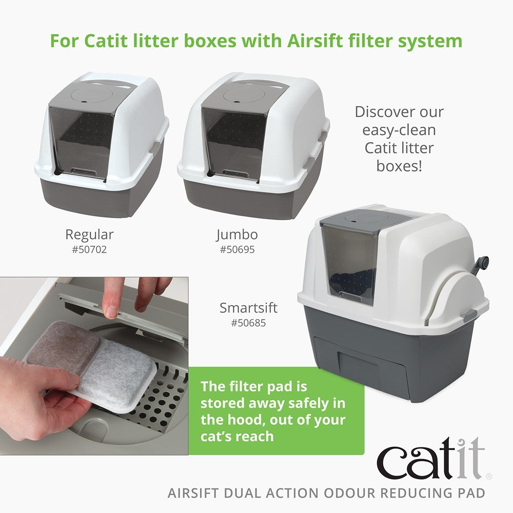 Catit Airsift Cat Litter Tray Odour Reducing Cartridges