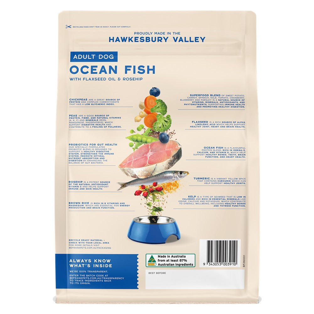 Be Frank Core Adult Ocean Fish Dry Dog Food