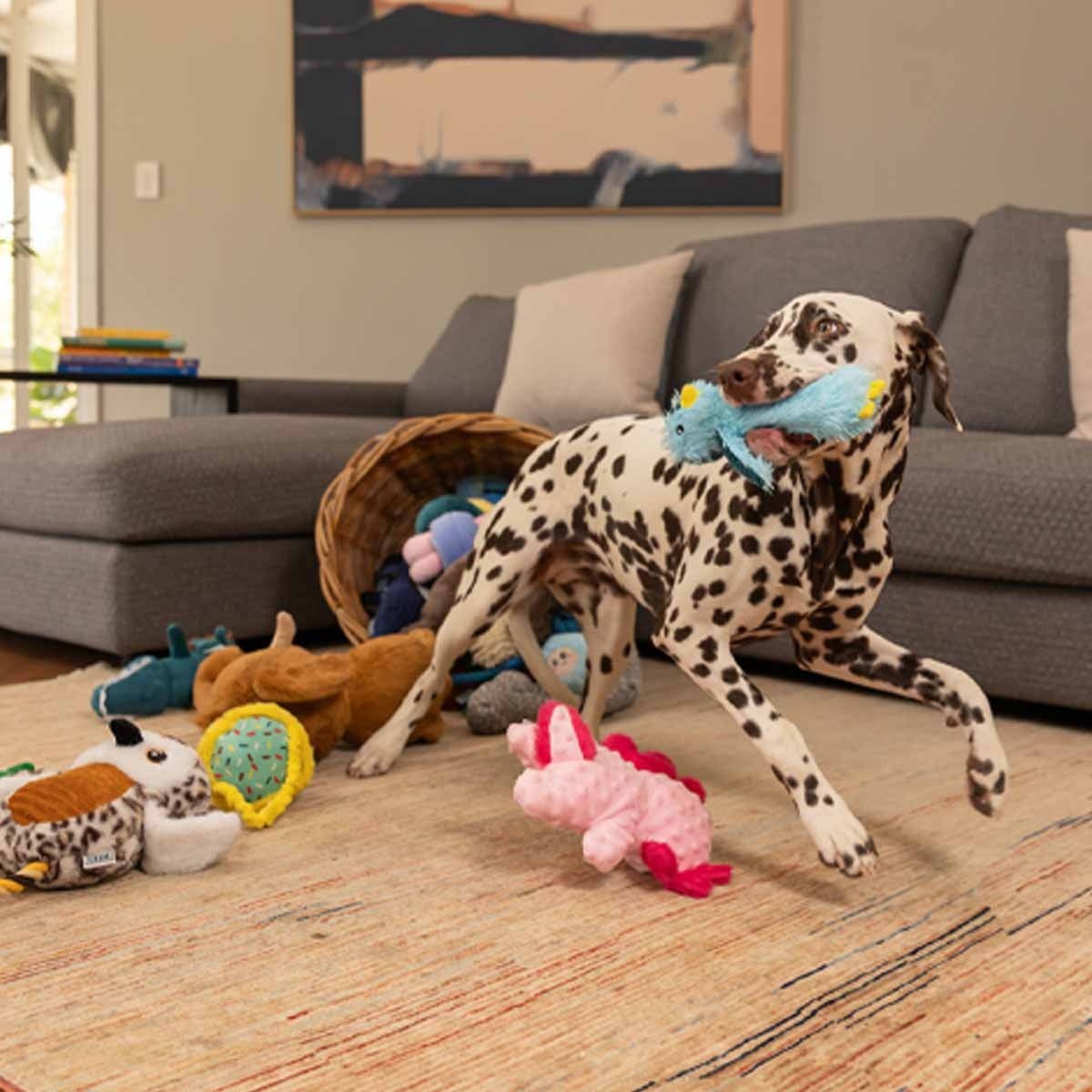 Lexi & Me Penguin Plush Cruncher Dog Toy