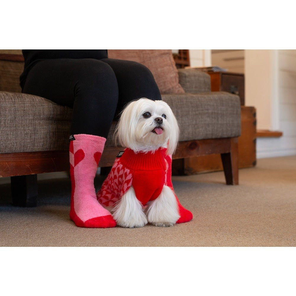 DGG Fashion Knit Dog Jumper Sweetheart