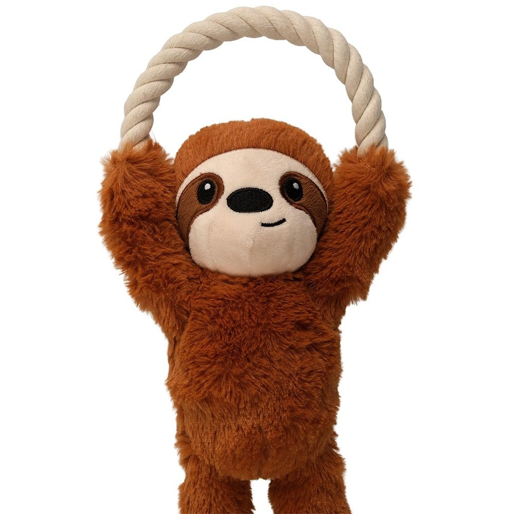 Creatures Sloth Plush & Rope Toy