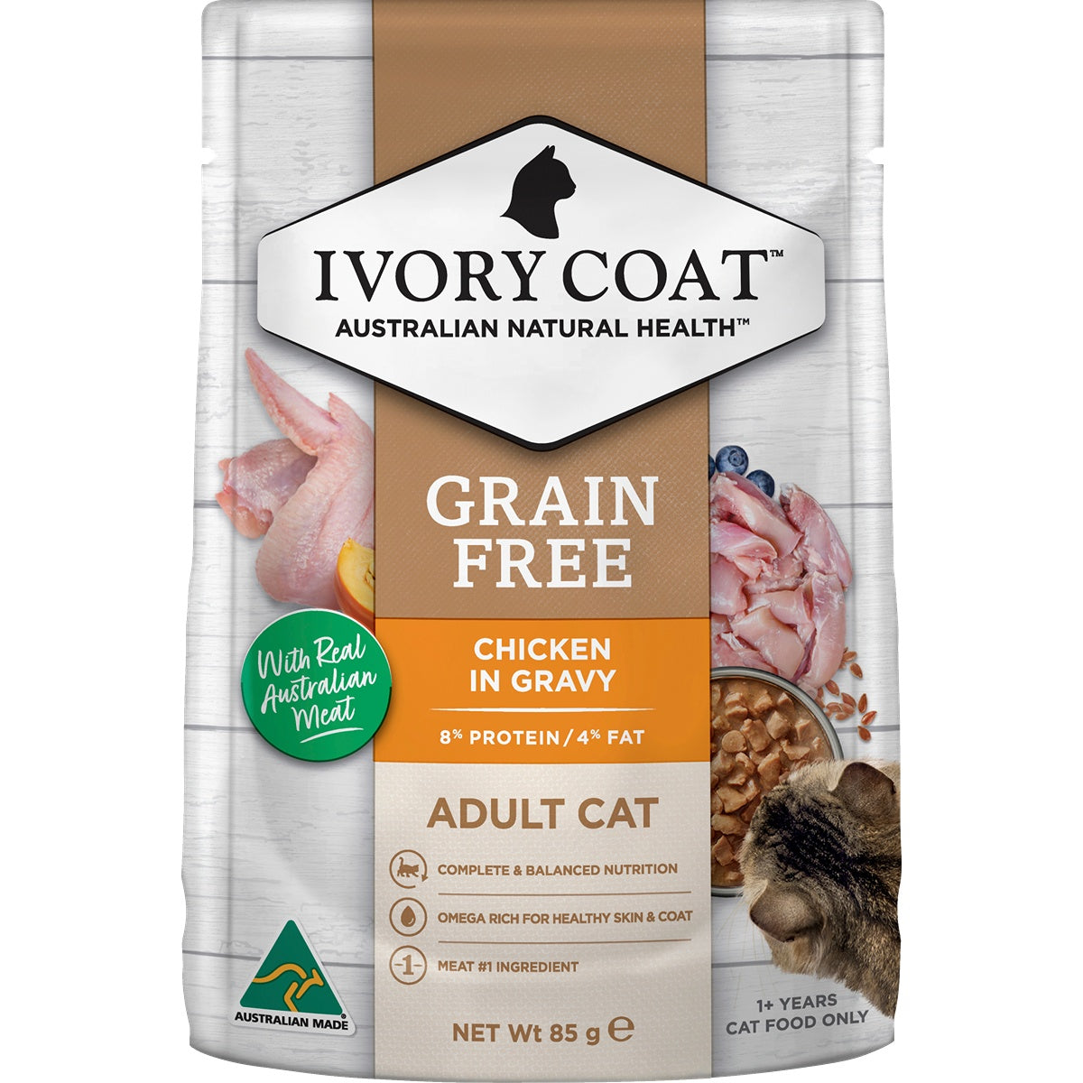 Ivory Coat Adult Grain Free Chicken Cat Food Bundle