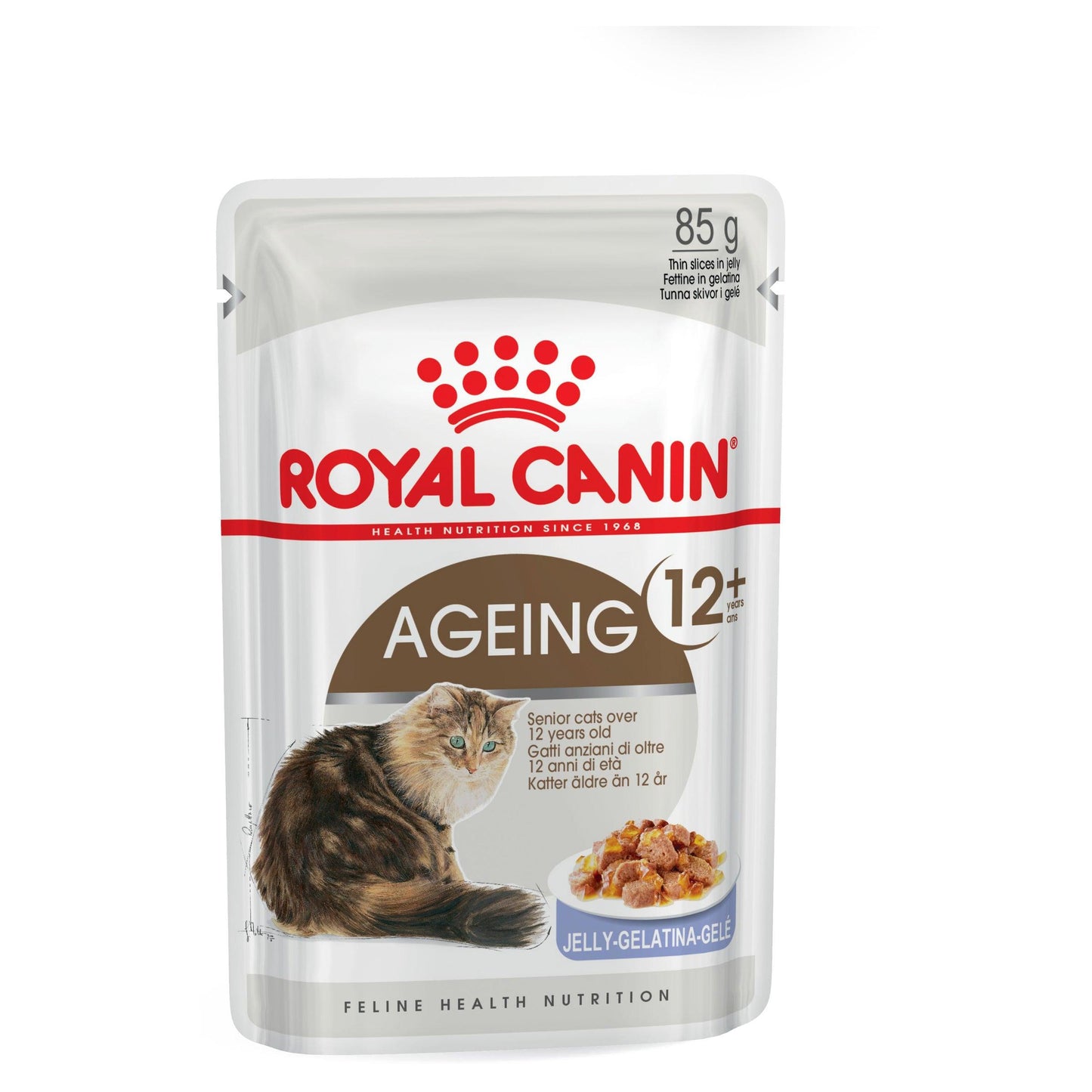 Royal Canin Ageing 12+ Senior In Jelly Wet Cat Food