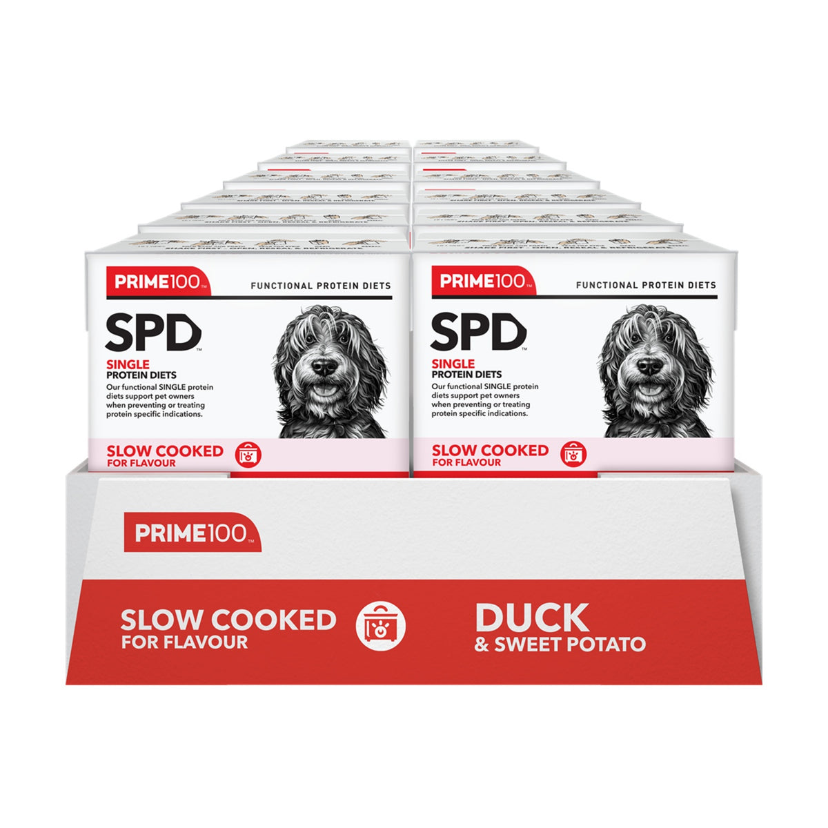 Prime100 SPD Slow Cooked Duck & Sweet Potato Wet Dog Food