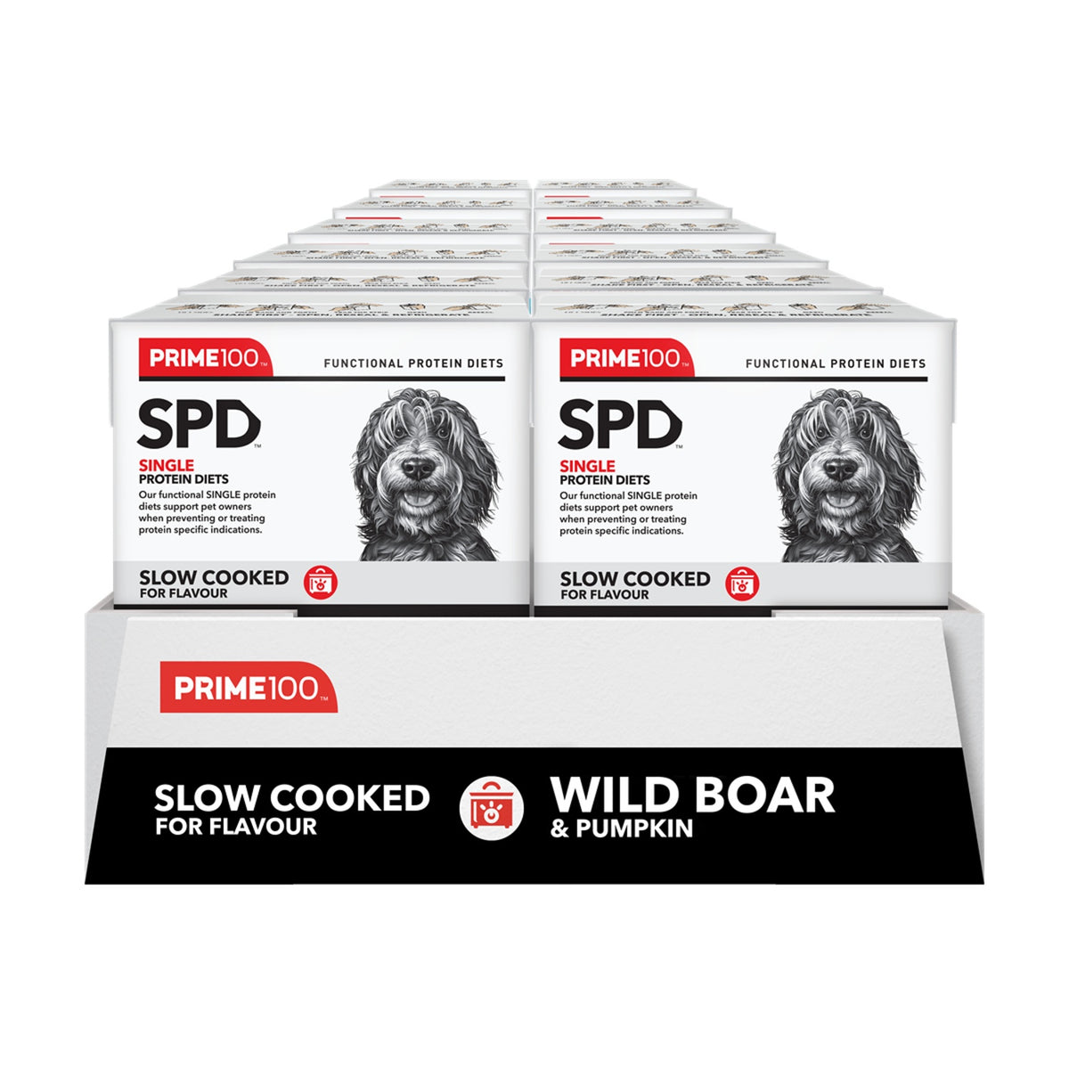 Prime100 SPD Slow Cooked Wild Boar & Pumpkin Wet Dog Food