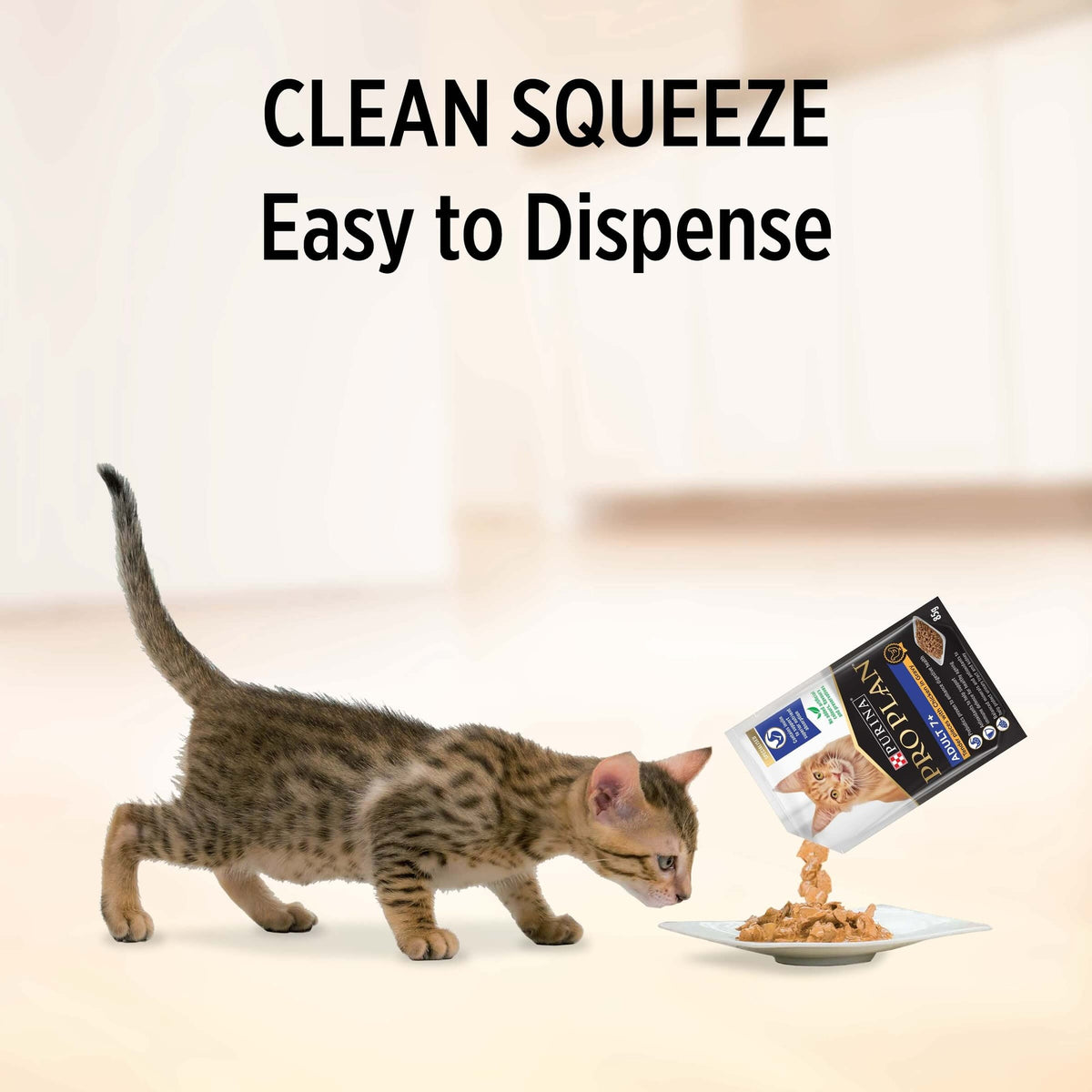 Pro Plan 7+ Senior Chicken Gravy Pouch Wet Cat Food