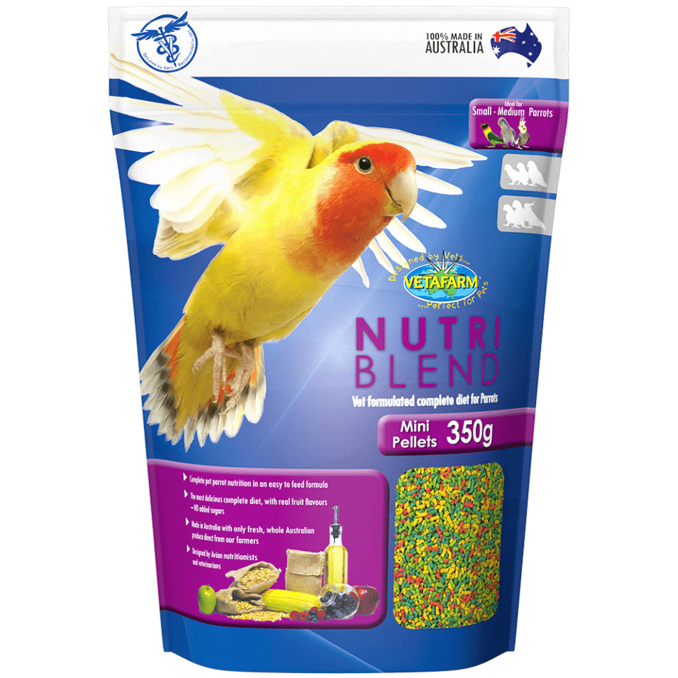 Vetafarm Nutrifarm Mini Pellets Bird Food
