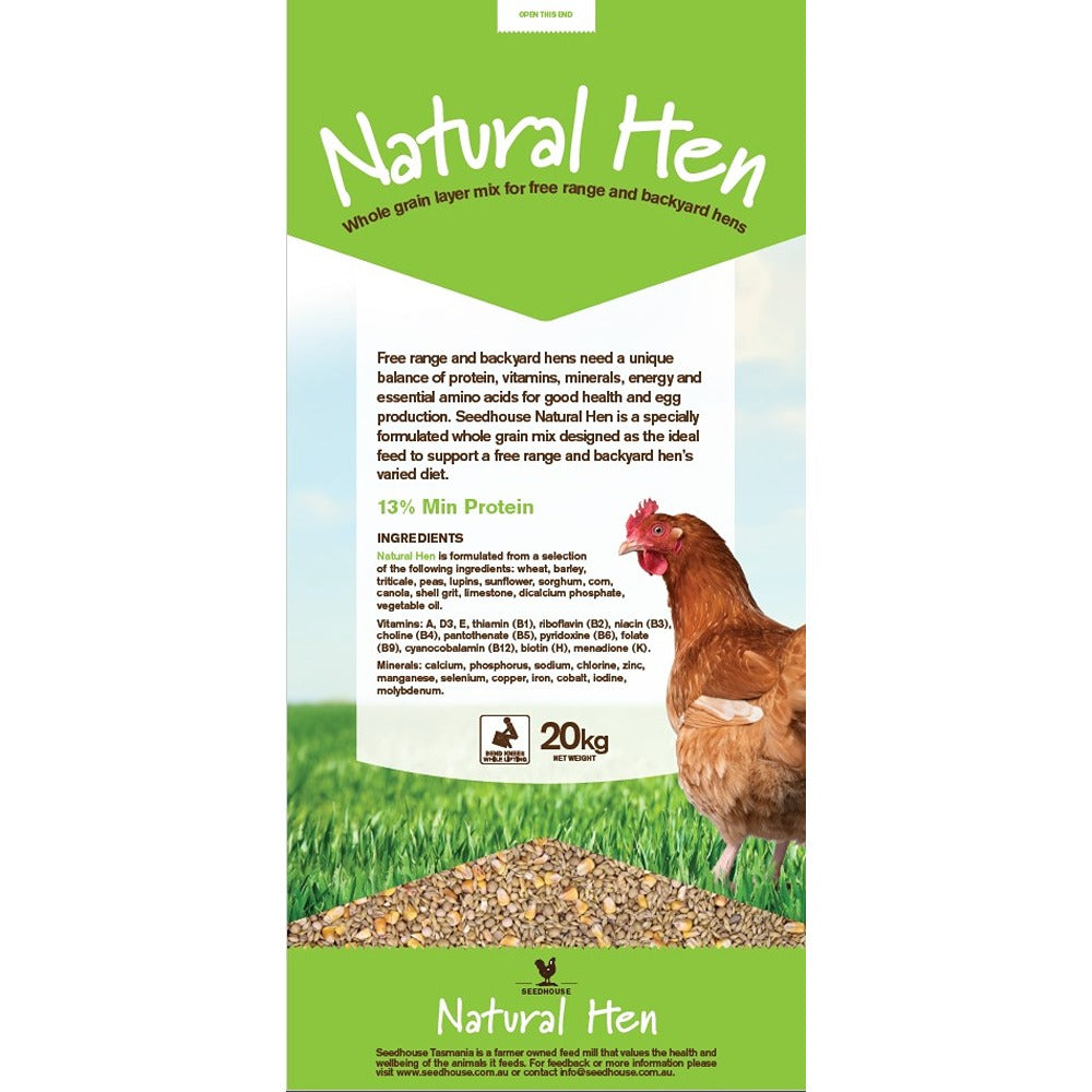Seedhouse Natural Hen 20kg