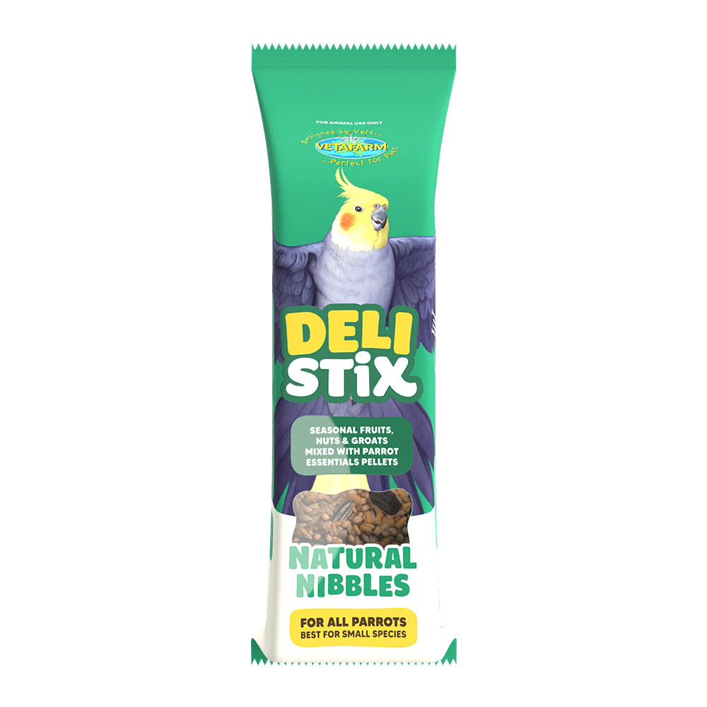 Vetafarm Deli Stix Natural Nibbles Small Parrot Bird Treat