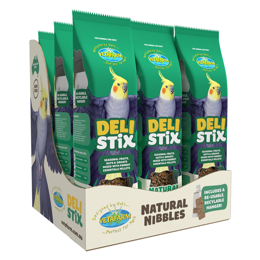 Vetafarm Deli Stix Natural Nibbles Small Parrot Bird Treat