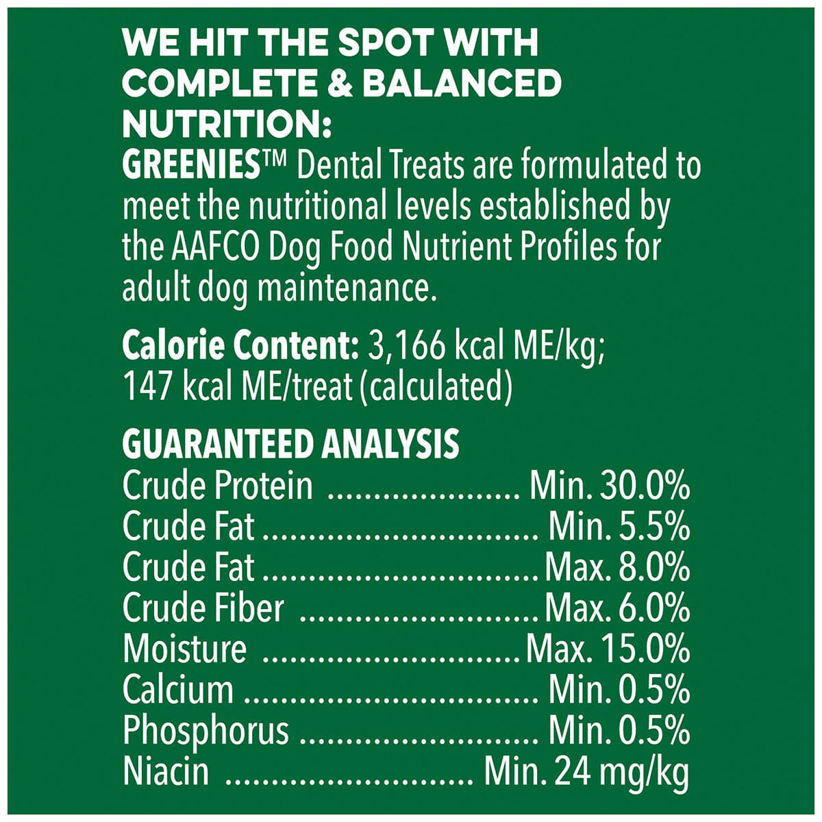 Greenies Large Breed Dental Care Dog Treats Pack 340g