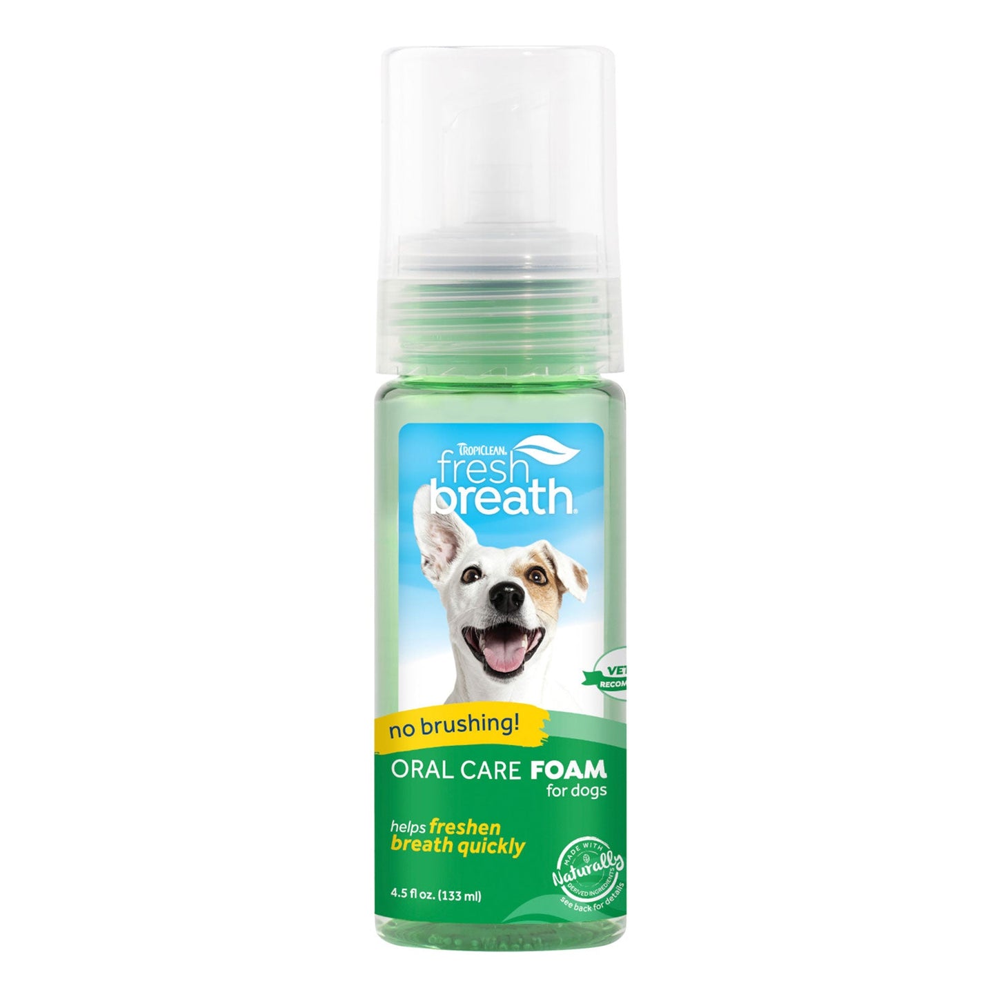 Tropiclean Fresh Breath Fresh Mint Foam 133ml