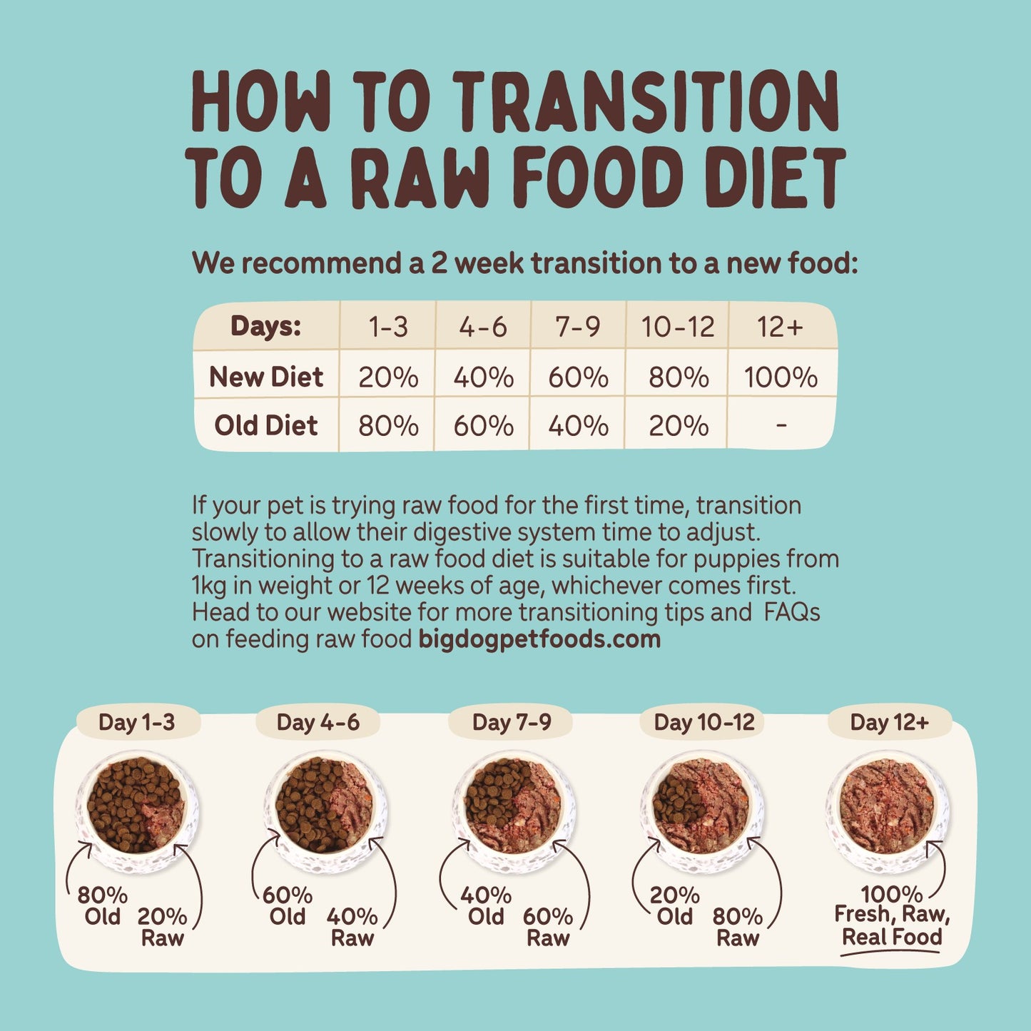 Big Dog BARF Chicken Raw Dog Food