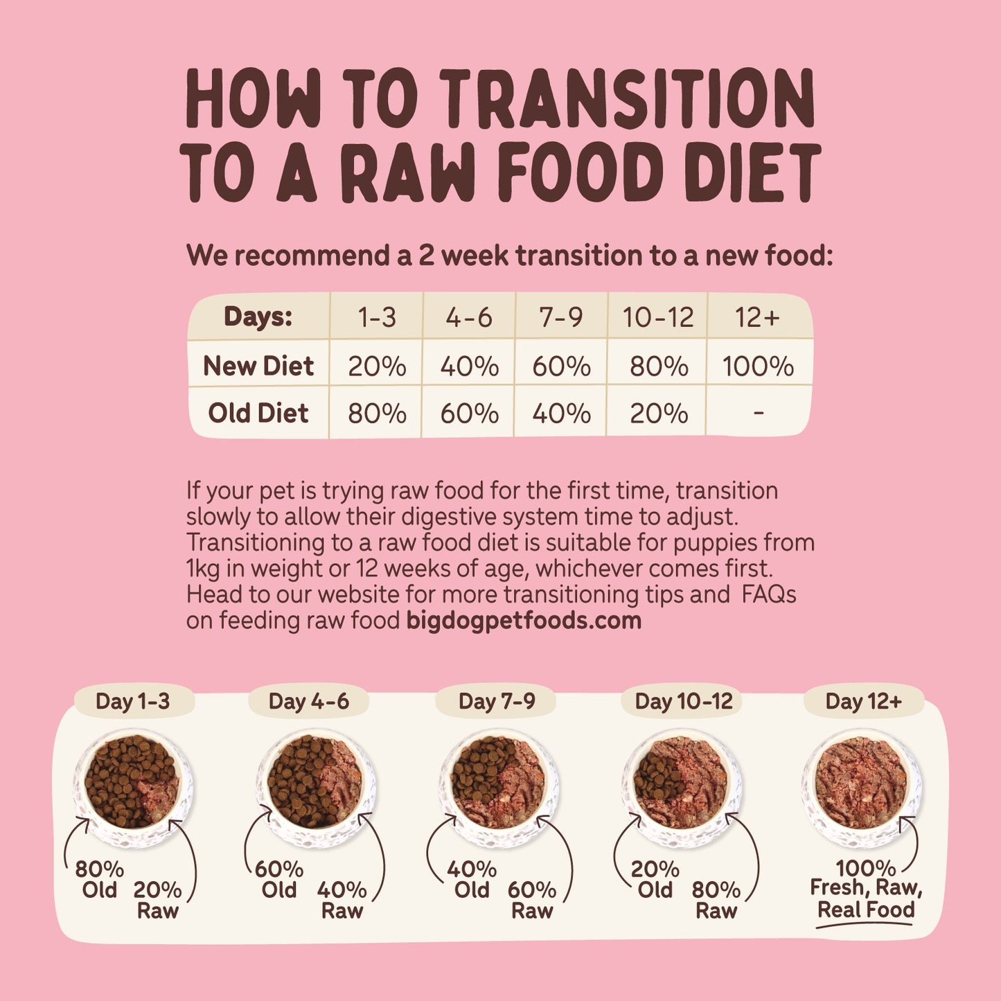 Big Dog BARF Sensitive Skin Diet Raw Dog Food