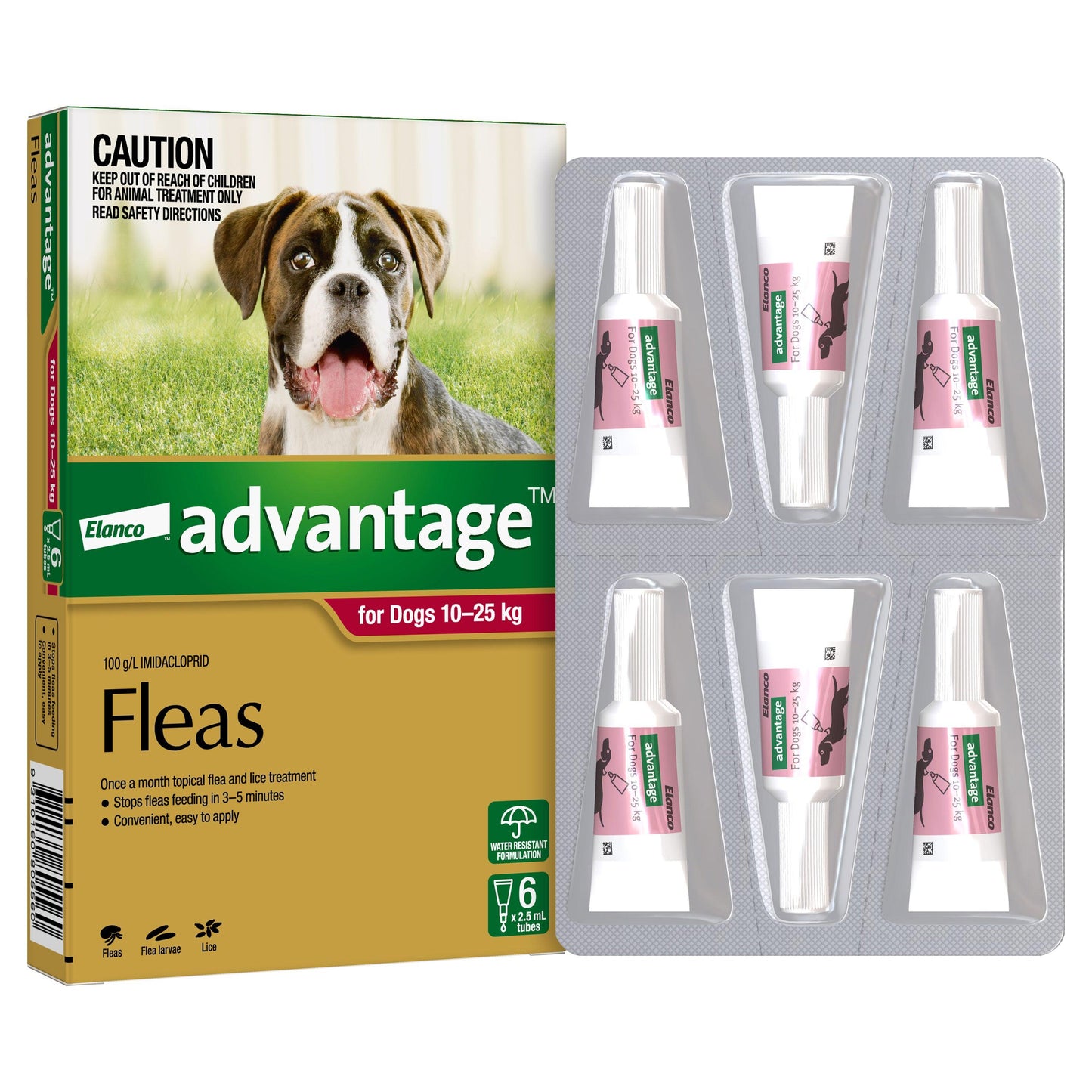 Advantage Spot-On Flea Treatment 10-25kg Dog