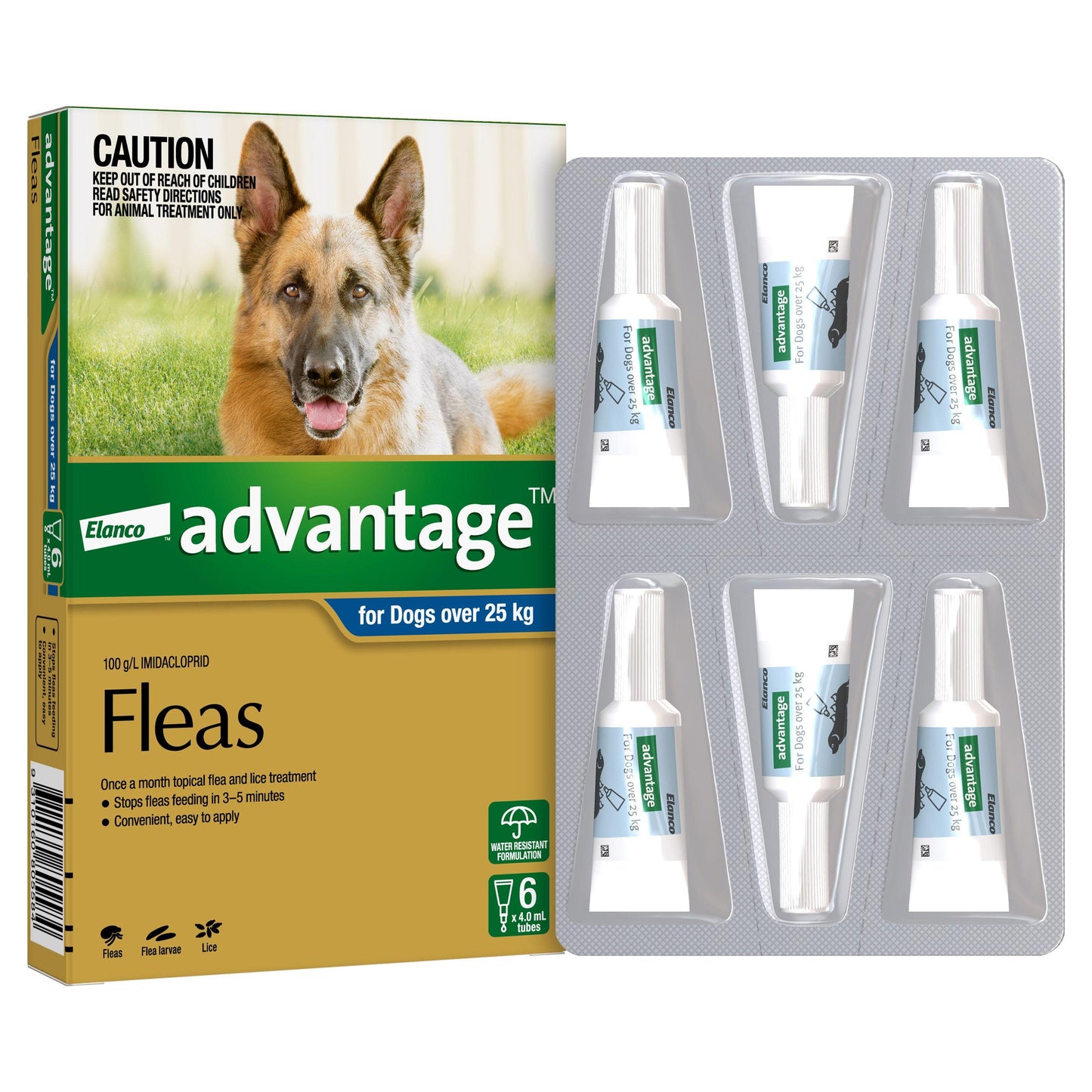 Advantage Spot-On Flea Treatment 25kg+ Dog