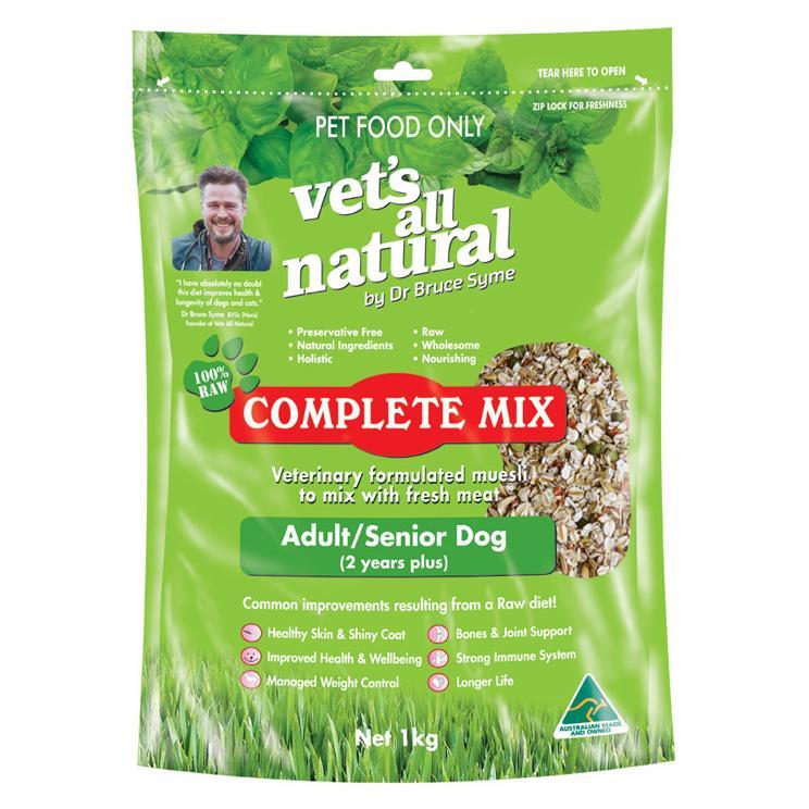 Vets All Natural Complete Mix Adult & Senior Dry Dog Food